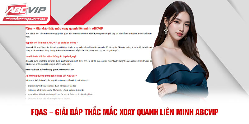 ABCVIP – Tập Đoàn Giải Trí Uy Tín Hàng Đầu Châu Á 2026 8 FQAs - Giải đáp thắc mắc xoay quanh liên minh ABCVIP
